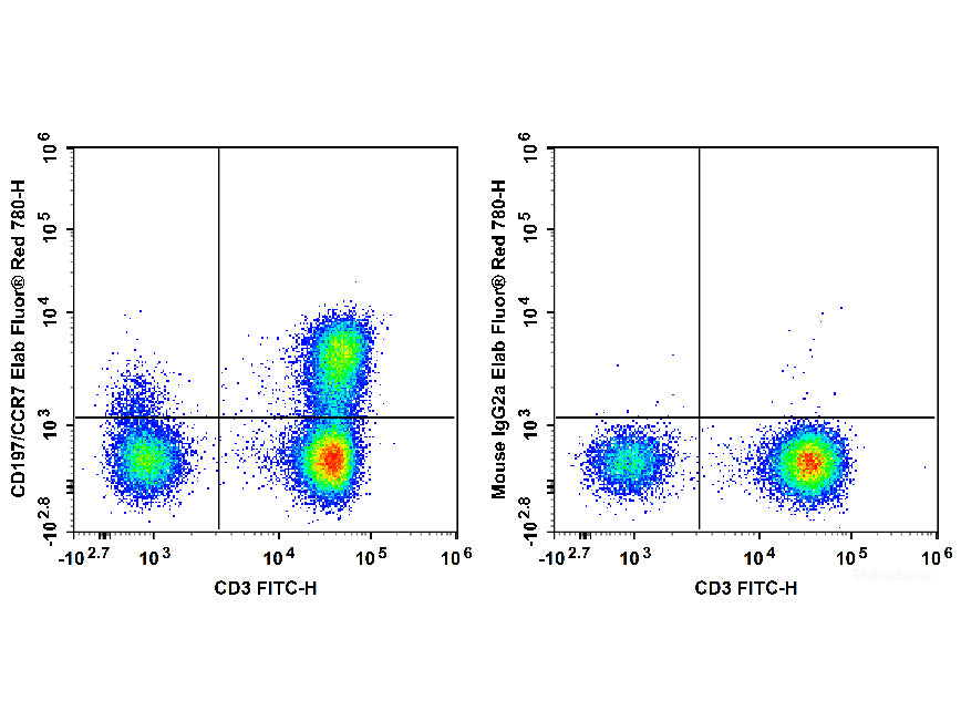 Elab Fluor® Red 780 Anti-Human CD197/CCR7 Antibody[G043H7], Biomarkers, Elabscience Biotechnology, MSE Supplies