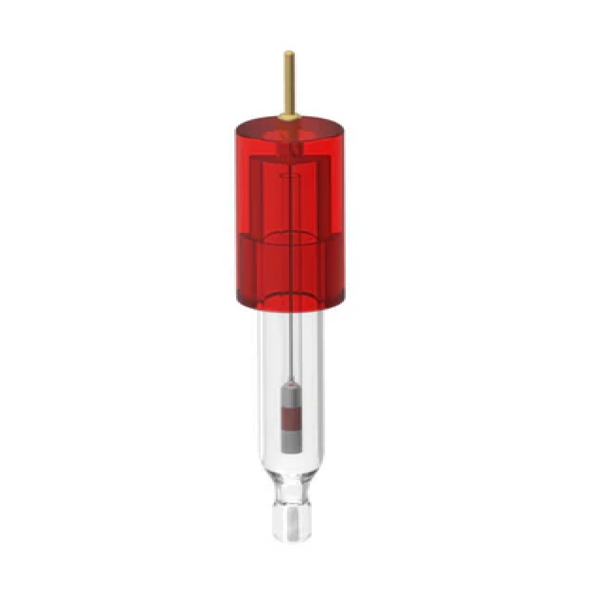 6 mm Dia. Hg/HgO Non-Refillable Reference Electrode, 30mm long - Electrochemical Products - Redox.me - MSE Supplies