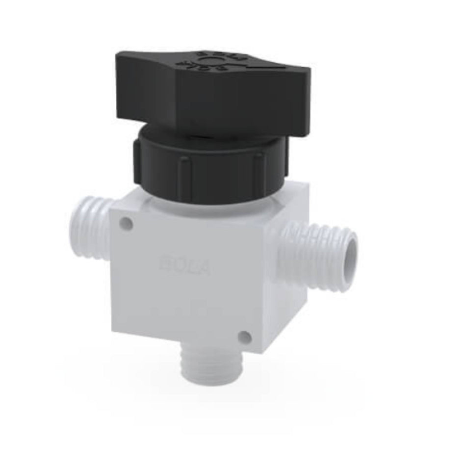 BOLA GL Ball Valves (PTFE/PPS ) - GL 18, Ø 4 mm