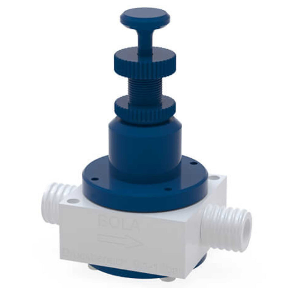 BOLA Pressure-Relief Valve with Manual Ventilation (PTFE/PPS ) - GL 18