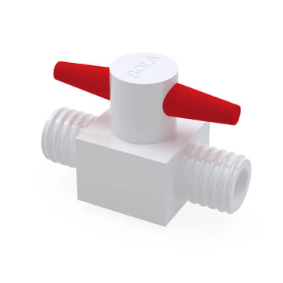BOLA GL 2-Way Stopcocks (PTFE ) - GL 14, Ø 4 mm