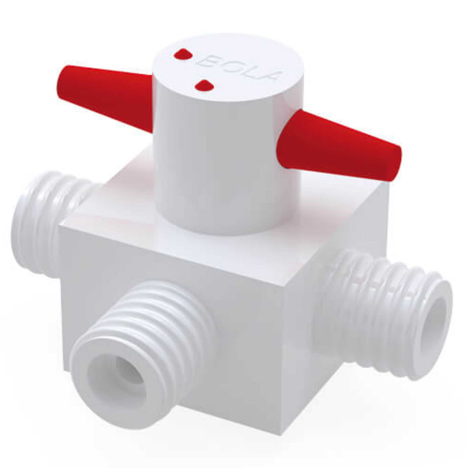 BOLA GL 3-Way Stopcocks (PTFE ) - GL 14, Ø 4 mm