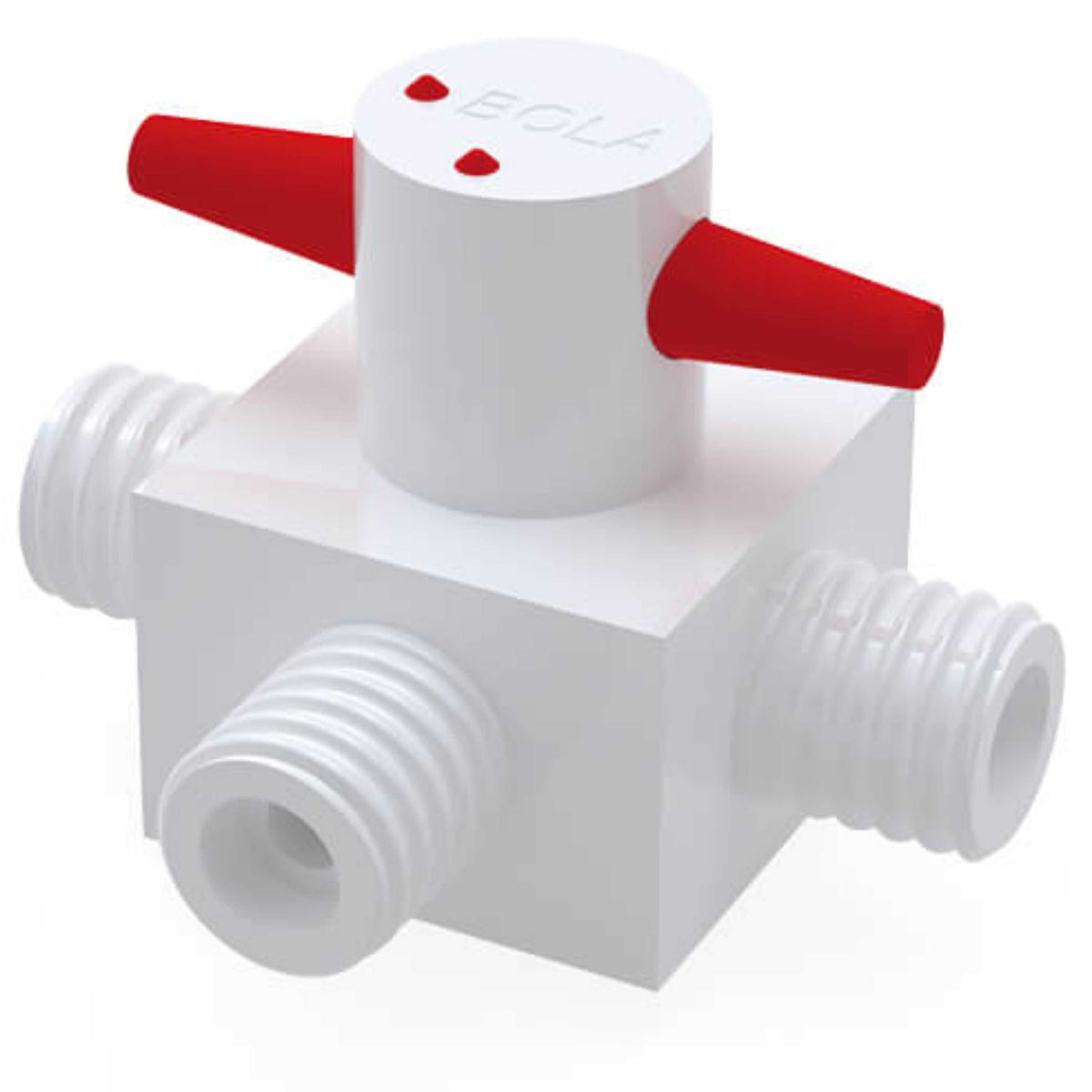 BOLA GL 3-Way Stopcocks (PTFE ) - GL 18, Ø 6 mm