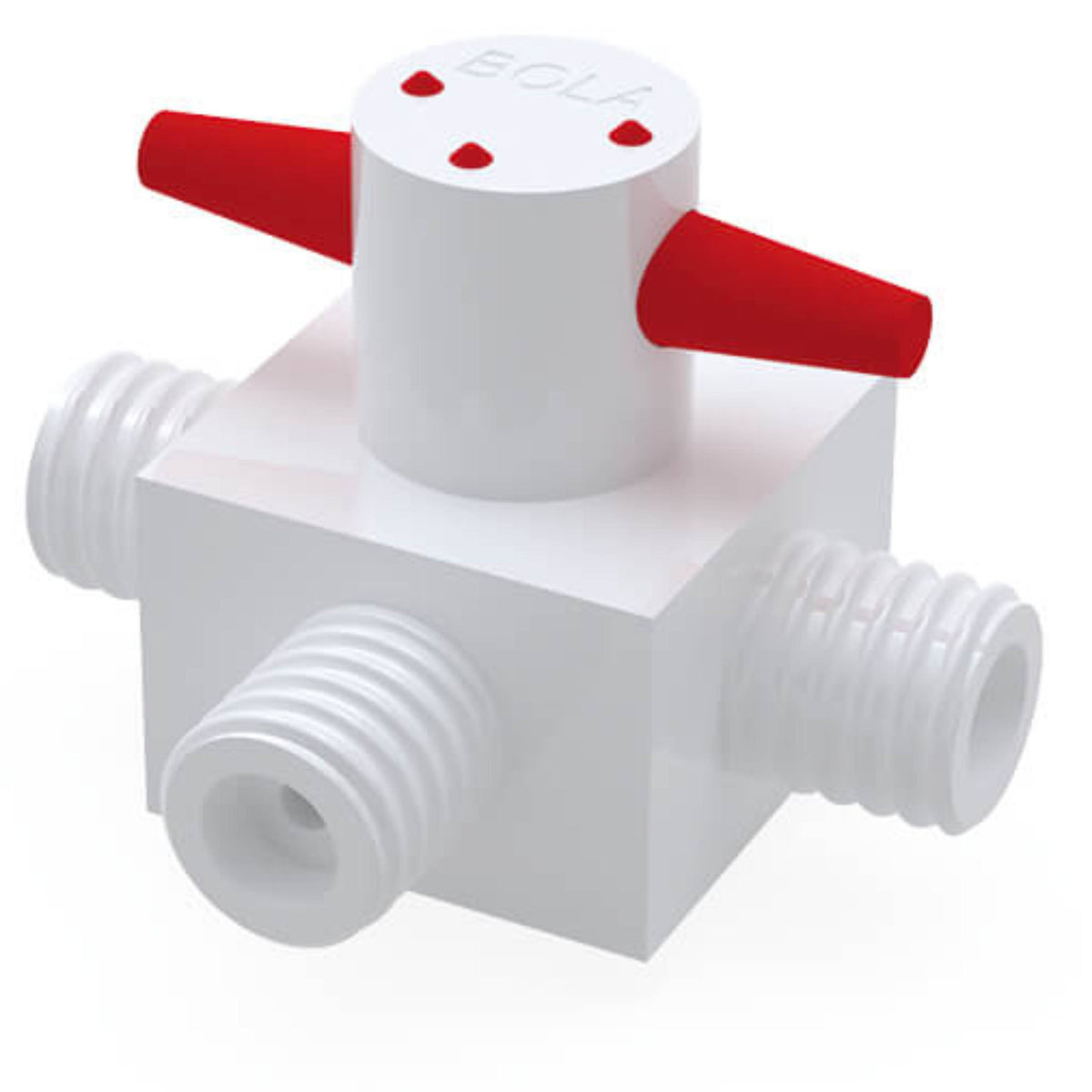 BOLA GL 3-Way Stopcocks (PTFE ) - GL 14, Ø 4 mm