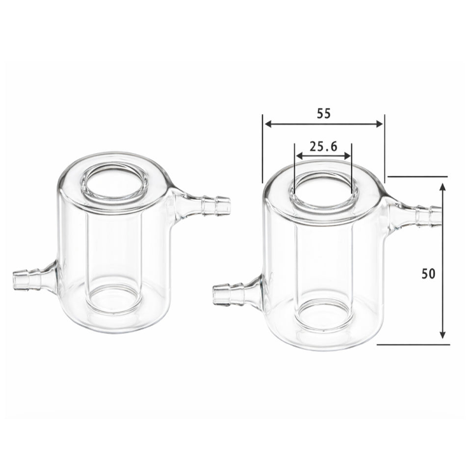 BASi Jacketed Cell Vial - 20 ml - Electrochemical Products - BASi - MSE Supplies