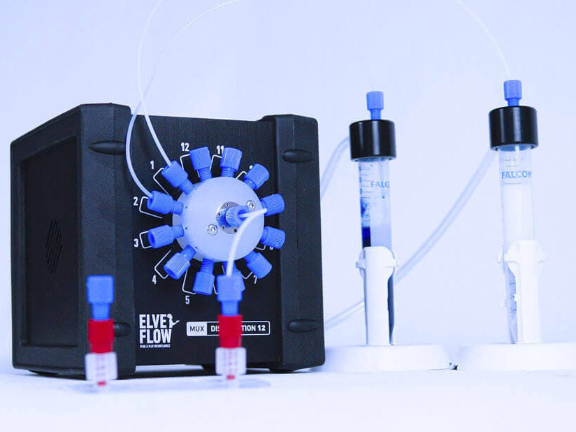 ELVEFLOW Mux Distribution Microfluidic Distribution Valve, Pump Systems, ELVEFLOW, MSE Supplies