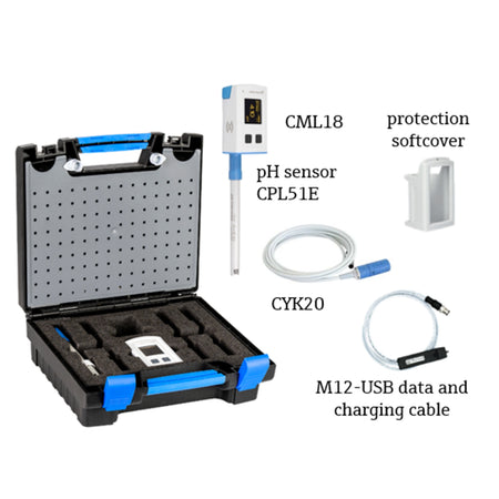 Endress+Hauser Multiparameter handheld Liquiline Mobile CML18 SET pH Basic - Measuring Instruments and Sensors - Endress+Hauser - MSE Supplies