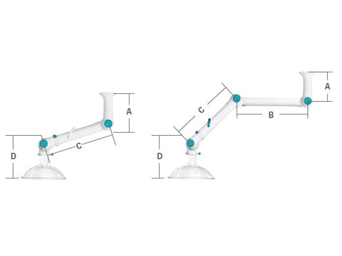 Jeio Tech Lab Companion Extraction Arm Hood - MSE Supplies LLC