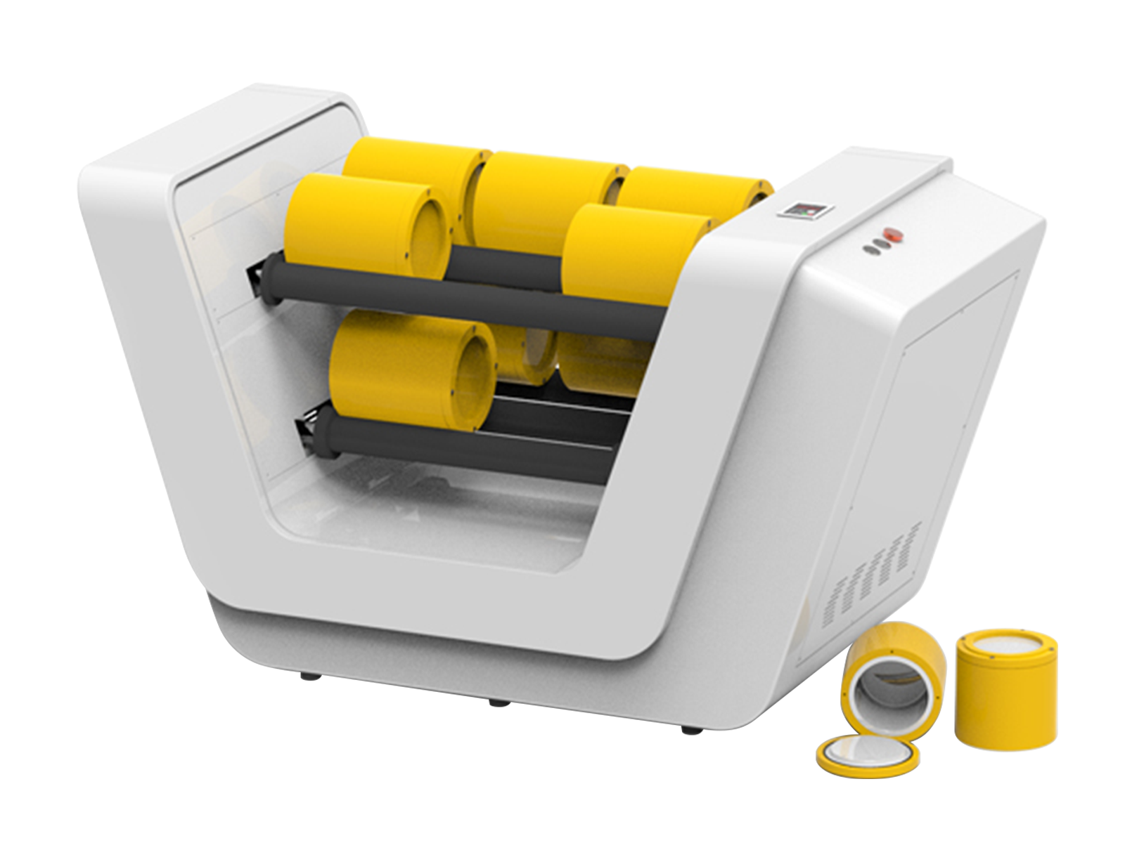 MSE PRO Laboratory 10-Jar Horizontal Mill, 2.5-30L Size - MSE Supplies LLC