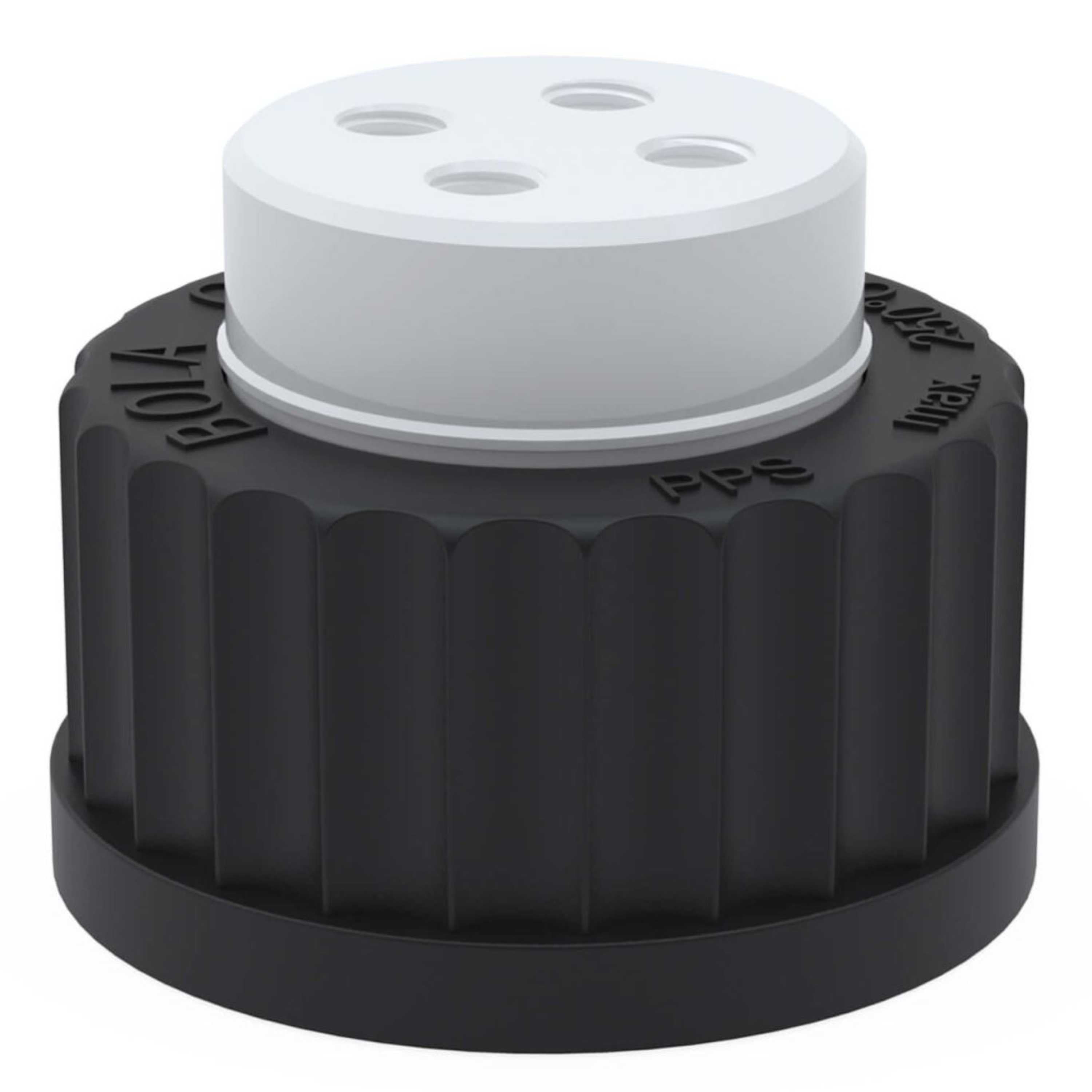 BOLA Distributors for Bottles (PTFE/PPS ) - GL 45 UNF1/4" 28G Ø 0,8x1,6mm