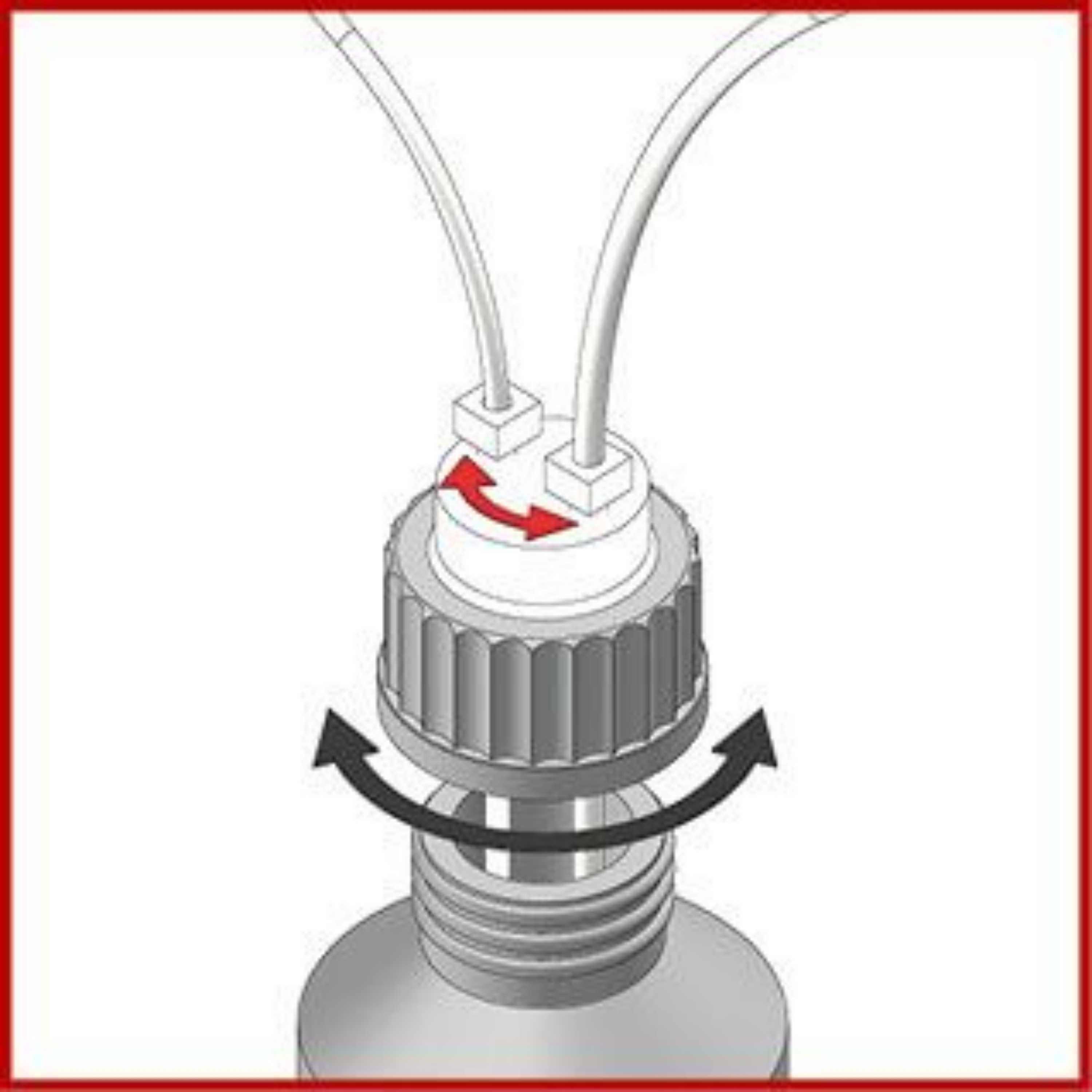BOLA Distributors for Bottles (PTFE/PPS ) - GL 45, UNF1/4" 28G, Ø 0,8x1,6mm