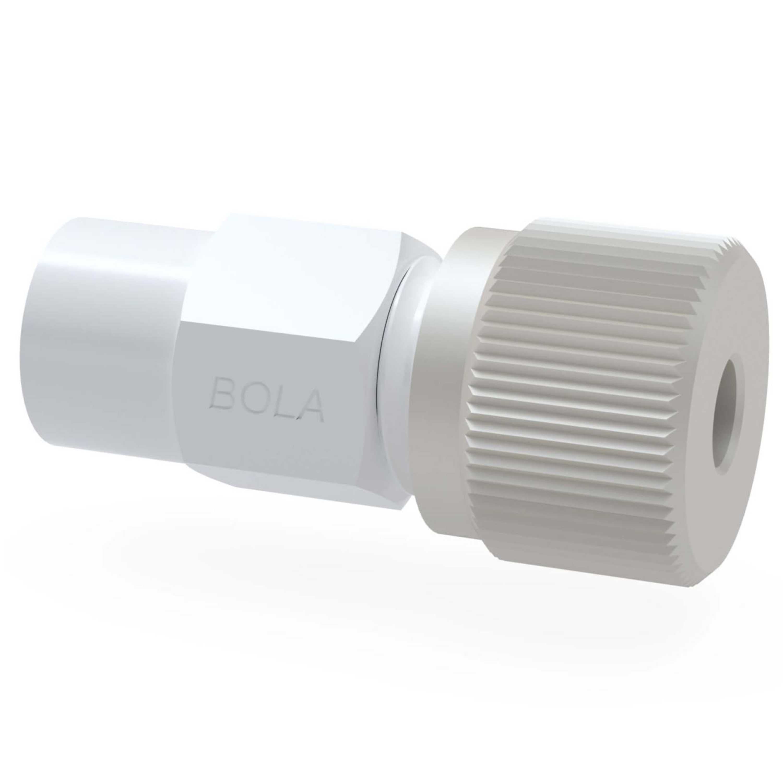 BOLA Transition Fittings (PTFE/PTFE-GF ) - Ø 0,8x1,6(UNF1/4"-28G)-8 u.10mm