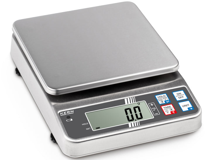 Kern Stainless Steel Bench Scale FOB 1.5K0.5, Balances and Scales, Kern, MSE Supplies