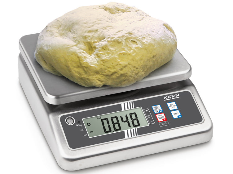 Kern Stainless Steel Bench Scale FOB 3K-3LM, Balances and Scales, Kern, MSE Supplies