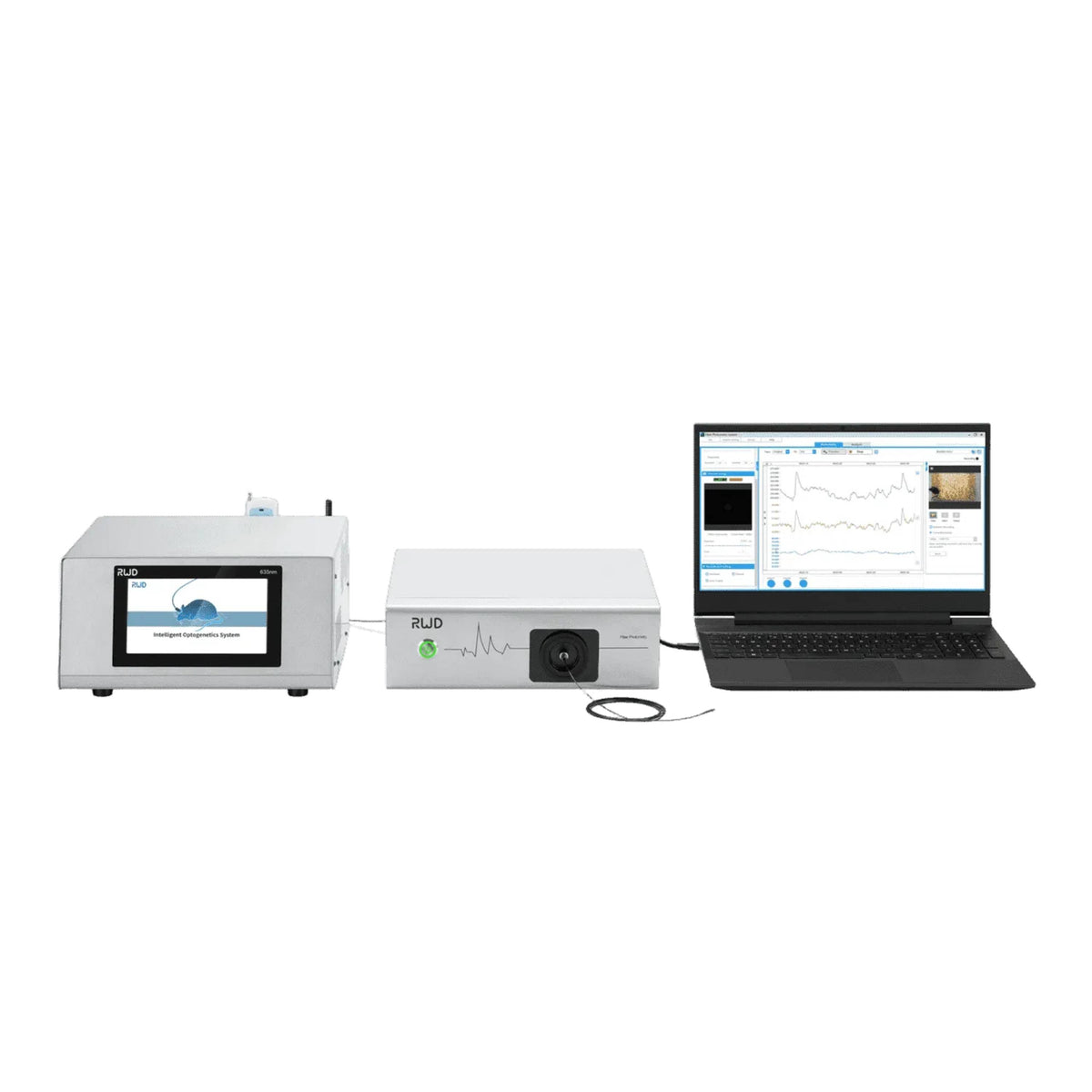 RWD R811/FR-11 Dual Color Multichannel Fiber Photometry System