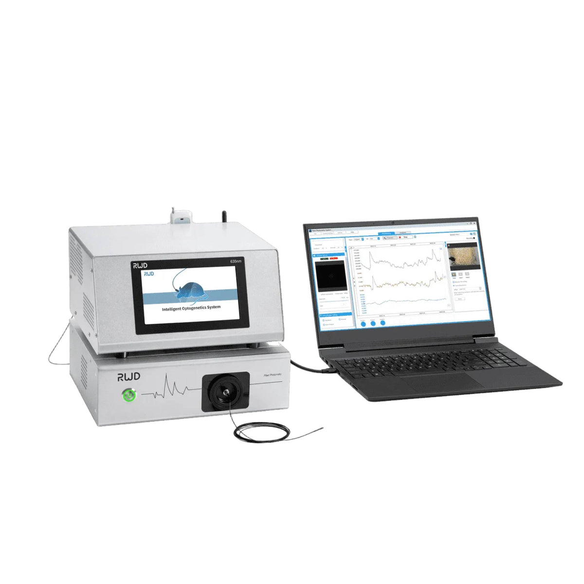 RWD R821/FR-21Tricolor Multichannel Fiber Photometry System