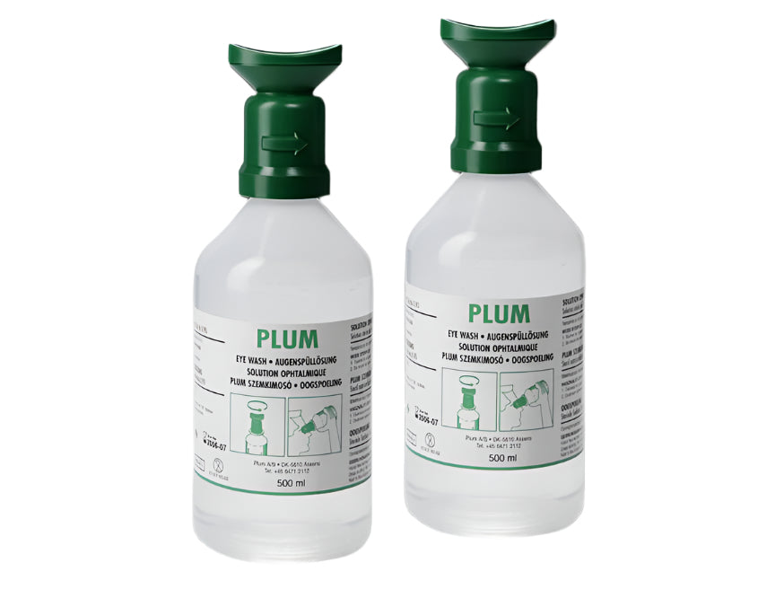 Ecosafe Set of 2 Bottles of 500 ML with Sterile Sodium Chloride Solution - MSE Supplies LLC