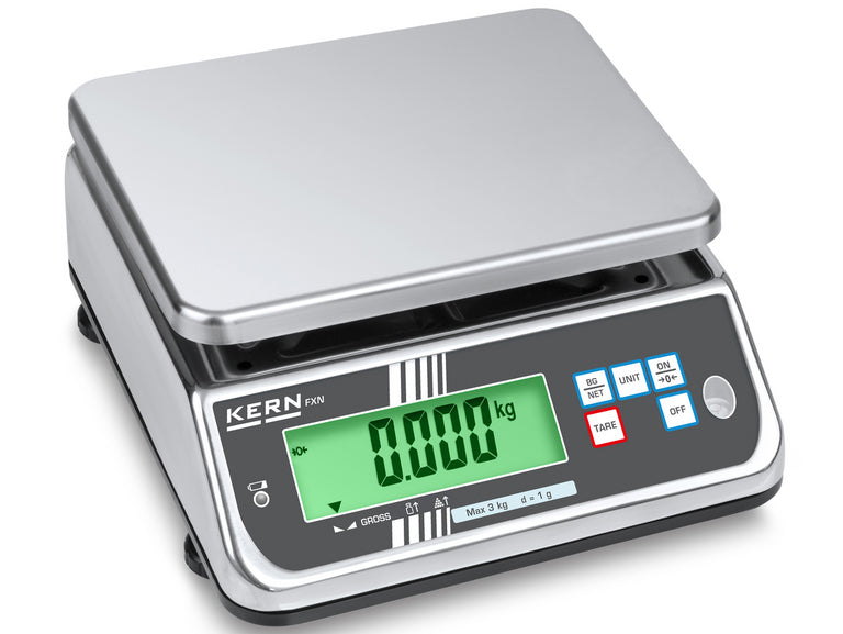 Kern IP Protected Bench Scale FXN 3K-3M, Balances and Scales, Kern, MSE Supplies