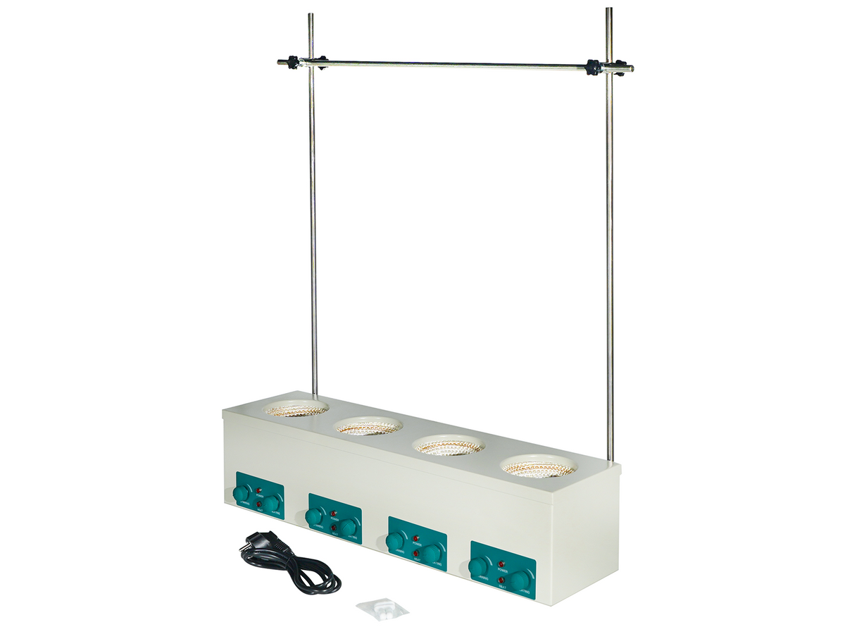 MSE PRO Four Rows 250ml Heating Mantle, Heating  and Stirring