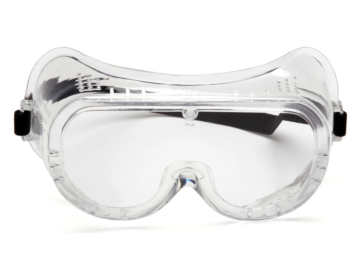 PYRAMEX Goggles Perforated Goggle Safety Glasses, PK of 12 - MSE Supplies LLC