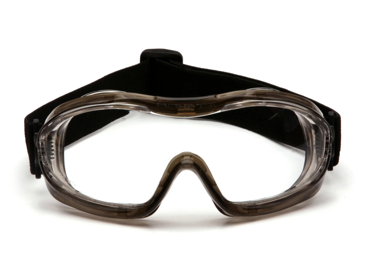 PYRAMEX Goggles Low-Profile Chemical Splash Goggle Safety Glasses, PK of 12 - MSE Supplies LLC