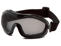 PYRAMEX Goggles Wire Mesh Goggle Safety Glasses, PK of 12 - MSE Supplies LLC