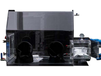 MSE PRO Laboratory Two Port Acrylic Glove Box (1000W x 750D x 700H mm), Science & Laboratory, MSE Supplies LLC, MSE Supplies