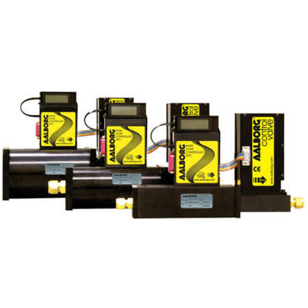 Aalborg GFM Aluminum Mass Flow Controller - Air - 50 L/min, 1/4" Compression Fittings