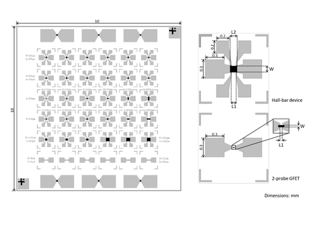 MSE PRO Graphene Field-Effect Transistors (GFETs) for Sensing Applications, Nano Materials, MSE Supplies LLC, MSE Supplies