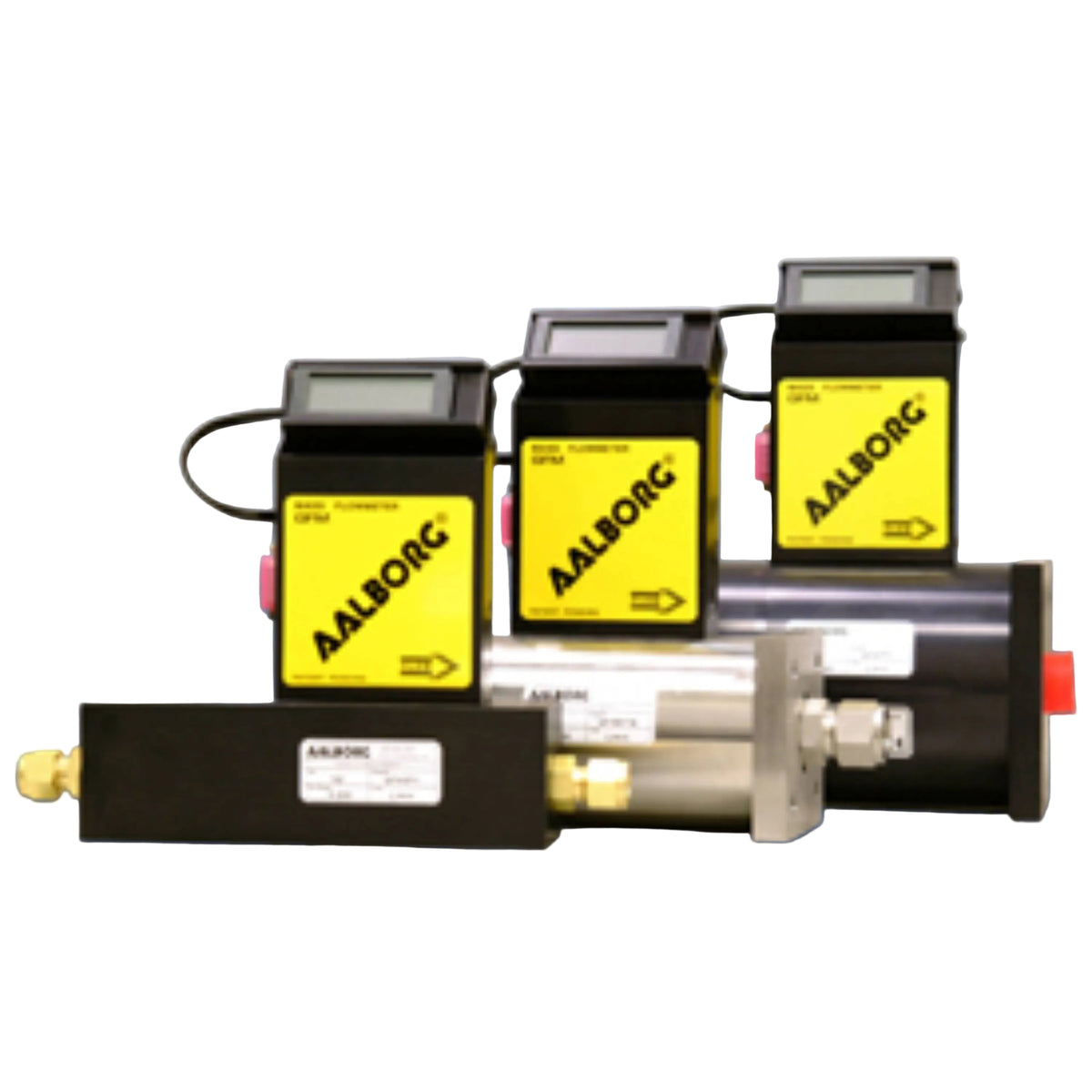 Aalborg GFM Aluminum Mass Flow Meter - Nitrogen N2  - 1000 L/min, 3/4" FNPT Connections