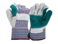 PYRAMEX Leather Palm GL1006W - Cowhide Safety Cuff Gloves, PK of 12 - MSE Supplies LLC