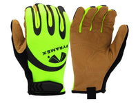 PYRAMEX Synthetic GL104HT - Abrasion Resistant Leather Palm Gloves, PK of 12 - MSE Supplies LLC