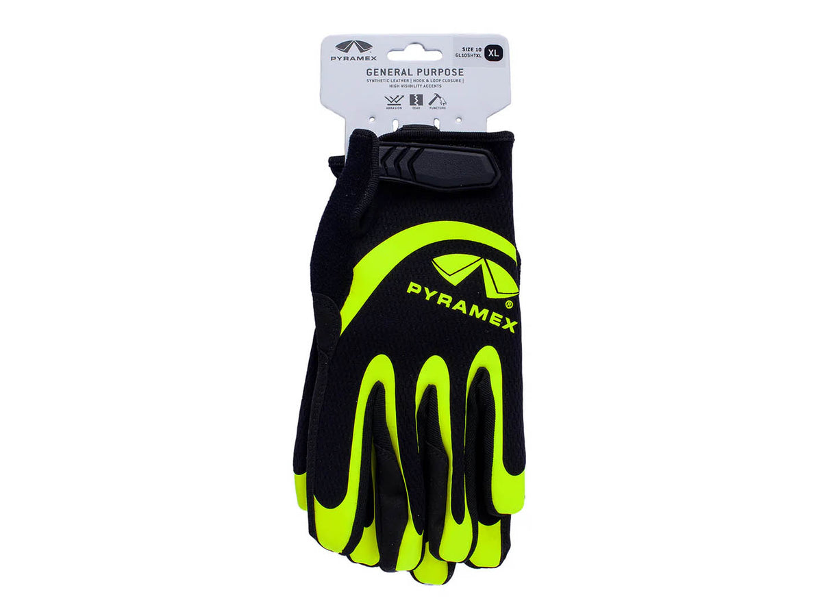PYRAMEX Synthetic GL105HT - Synthetic Leather Gloves, PK of 12 - MSE Supplies LLC