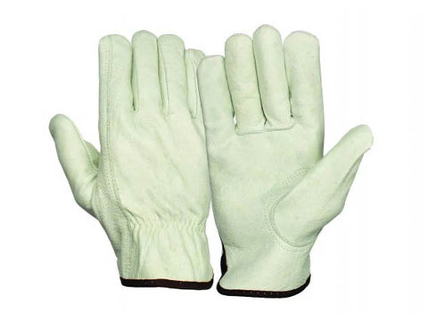 PYRAMEX Leather Driver GL2001K - Value Cowhide Driver Gloves, PK of 12 - MSE Supplies LLC