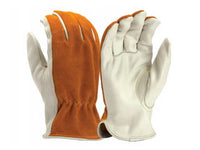 PYRAMEX Leather Driver GL2008K - Premium + Split Cowhide Driver Gloves, PK of 12 - MSE Supplies LLC