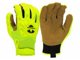 PYRAMEX Synthetic GL202HT - Genuine Leather Level 1 Impact Gloves, PK of 12 - MSE Supplies LLC