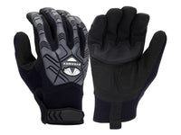 PYRAMEX Synthetic GL204HT - Synthetic Leather PVC Palm Patch Gloves, PK of 12 - MSE Supplies LLC
