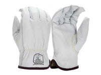 PYRAMEX Leather Driver GL3003CK - Premium Goatskin Driver Para-Aramid A7 Cut Gloves, PK of 12 - MSE Supplies LLC