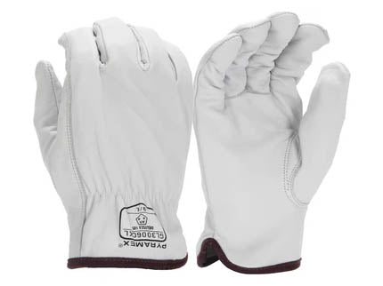 PYRAMEX Leather Driver GL3006CK - Premium Goatskin Driver HPPE A5 Cut Gloves, PK of 12 - MSE Supplies LLC