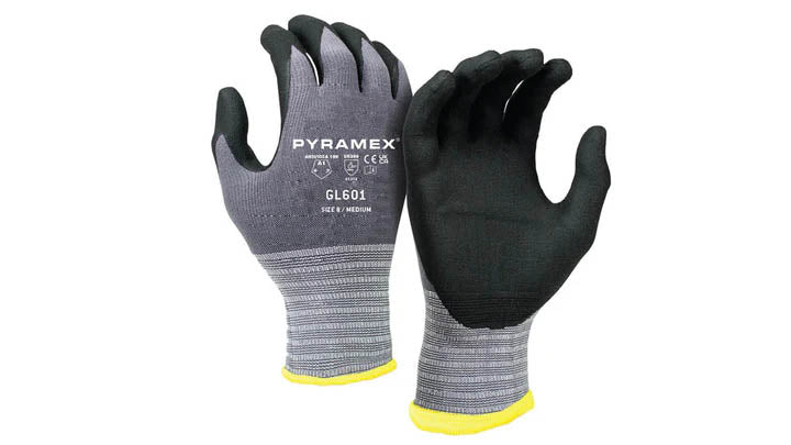 PYRAMEX Dipped GL601 - Micro-Foam Nitrile Gloves, PK of 12 - MSE Supplies LLC