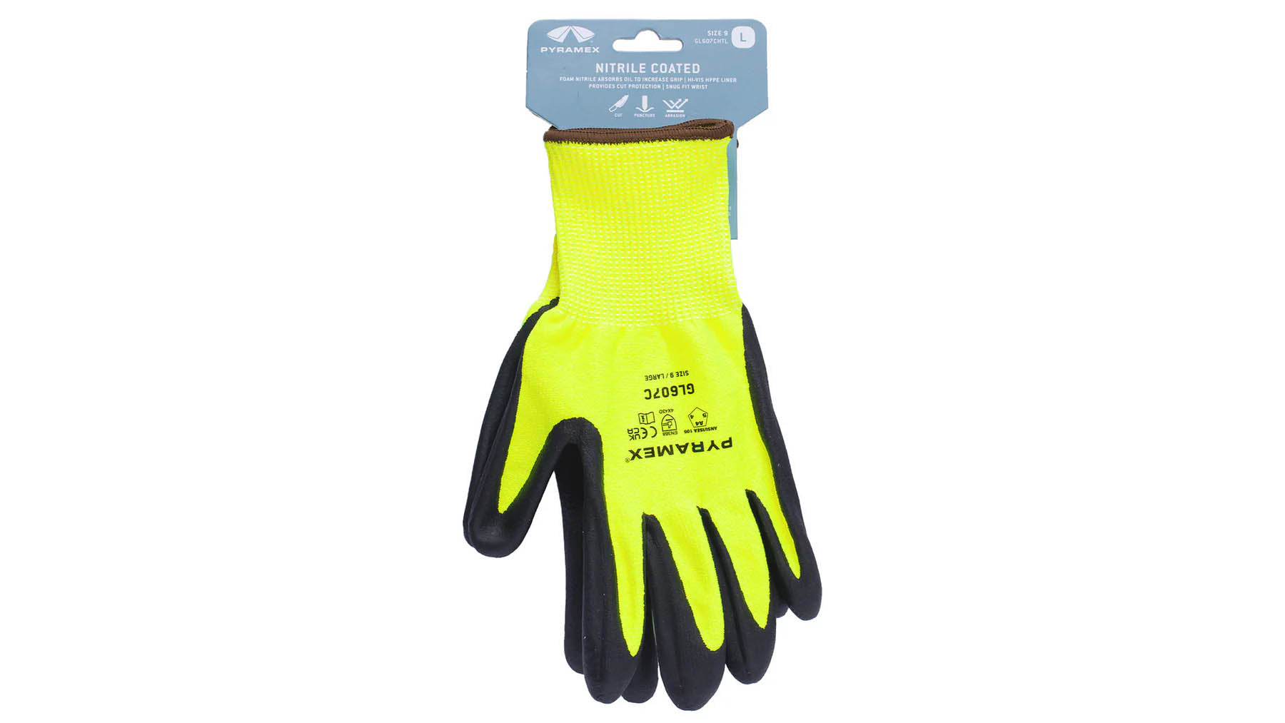 PYRAMEX Dipped GL607C - Micro-Foam Nitrile A4 Cut Gloves, PK of 12 - MSE Supplies LLC