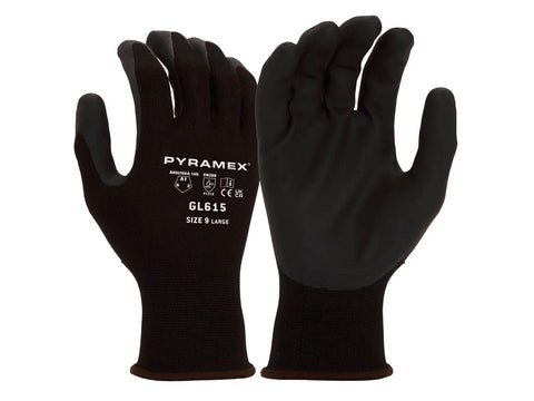 PYRAMEX Dipped GL615 - Value Micro-Foam Nitrile Gloves, PK of 12 - MSE Supplies LLC