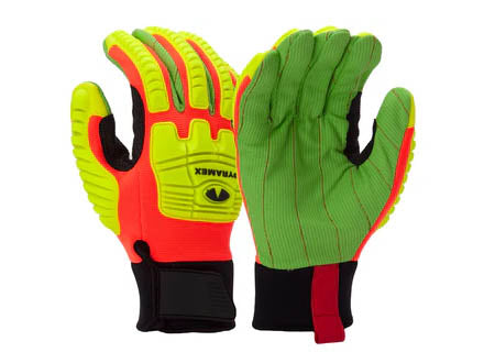 PYRAMEX Corded Cotton GL803C - Corded Cotton A2 Cut Level 1 Impact Gloves, PK of 12 - MSE Supplies LLC