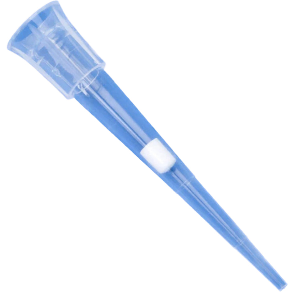 Globe Scientific Filter Tip, 0.1-10ul, 31mm, Low Retention, Universal, Graduated, Sterile, 96/Rack