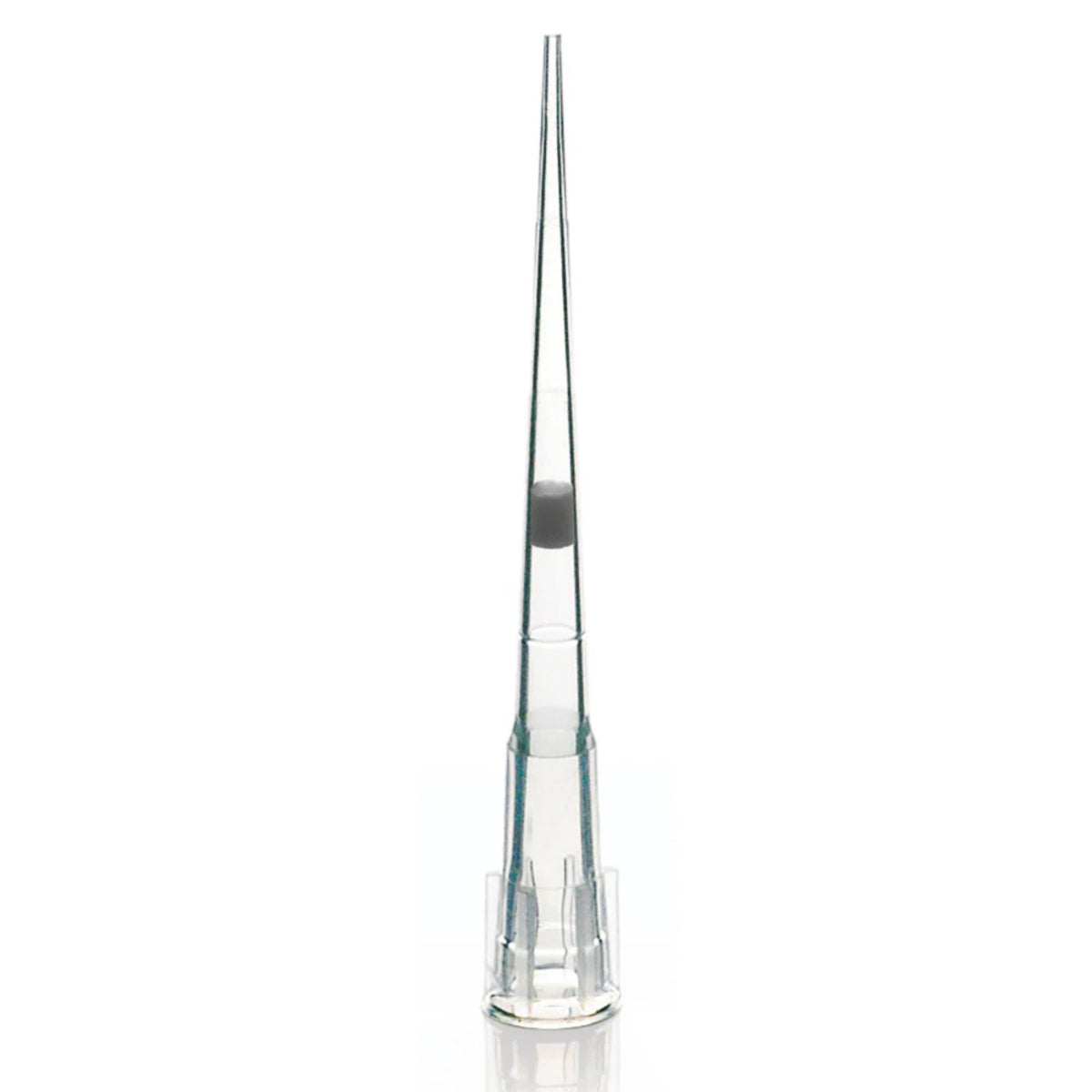 Globe Scientific Filter Tip, 0.1-10ul XL, 45mm, Low Retention, Universal, Graduated, Sterile, 96/Rack