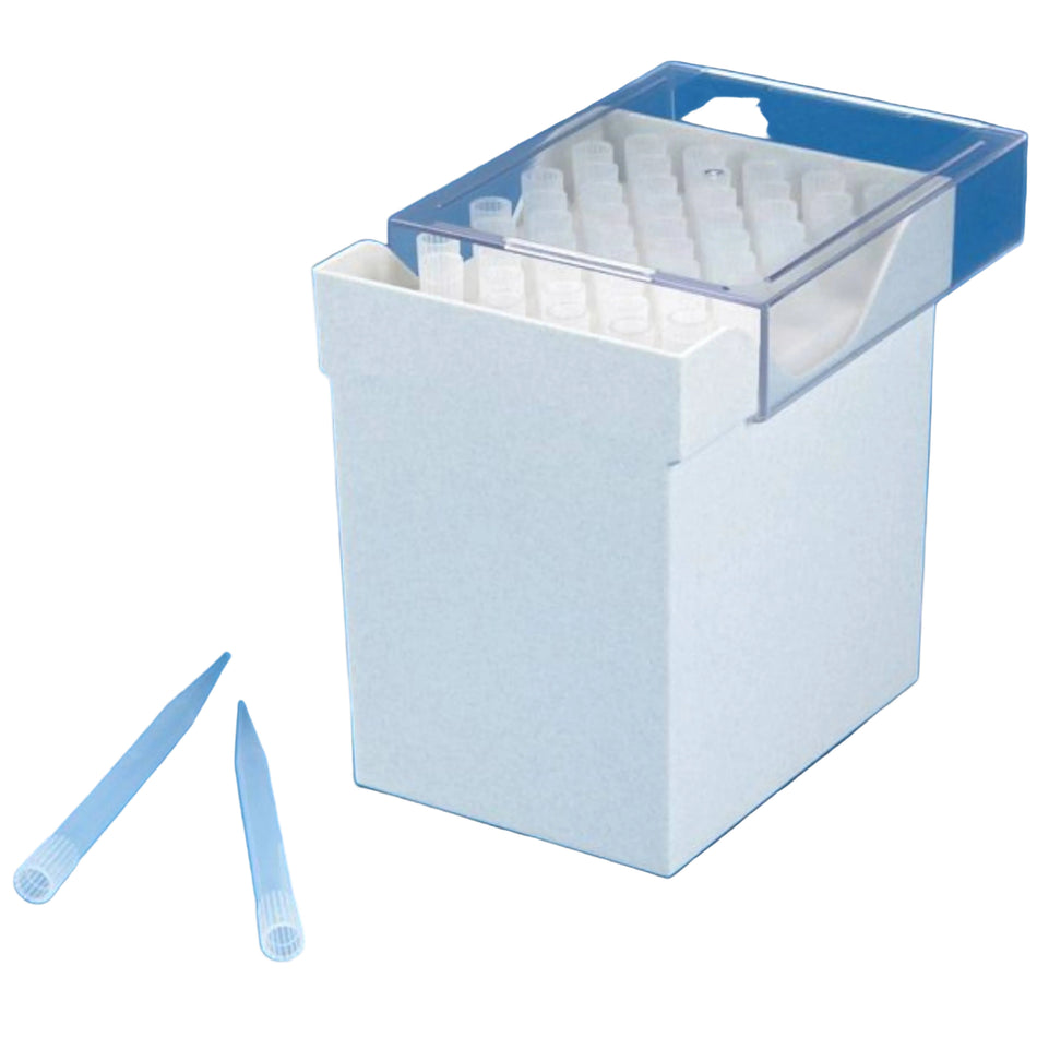 Globe Scientific Pipette Tip,1000-5000ul,Naturl50/Rack For Finn, Labsys, Brand