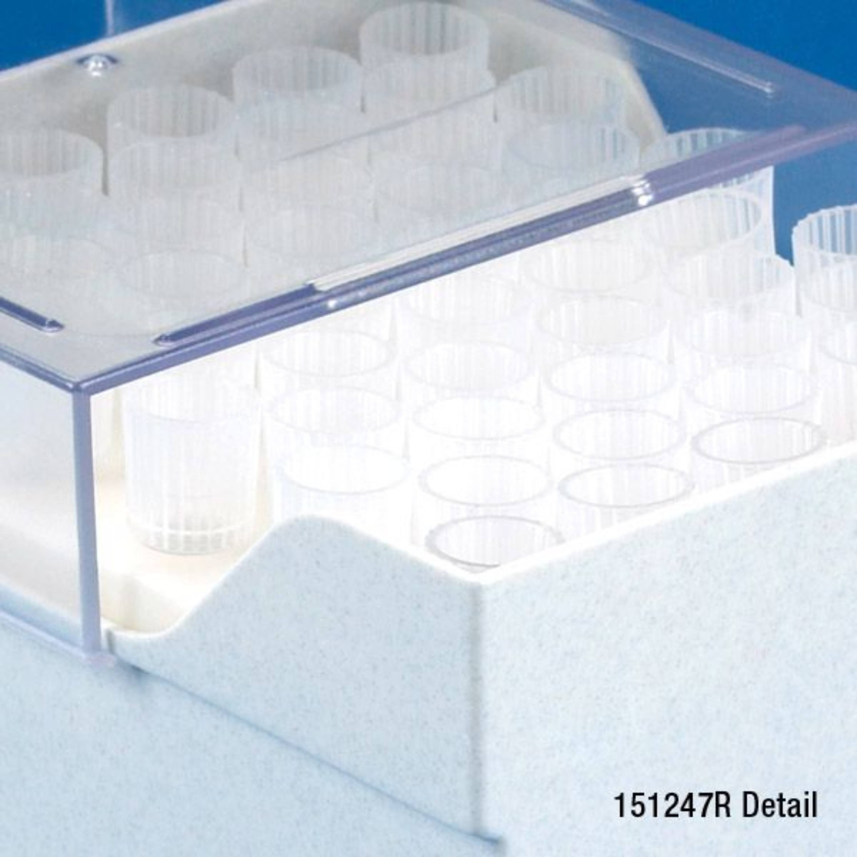 Globe Scientific Pipette Tip,1000-5000ul,Naturl50/Rack, For Biohit, Epp. Res.