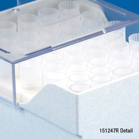 Globe Scientific Pipette Tip,1000-5000ul,Naturl50/Rack, For Biohit, Epp. Res.