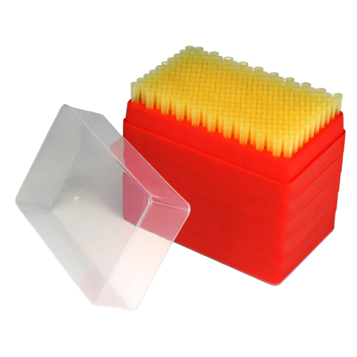 Globe Scientific Pipette Tip, 1-200ul, Yellow universal, 5x200/Stack rack