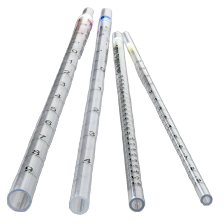 Globe Scientific Serological Pipette, 10ml,1/Pkopen-End, Red, PS, STR